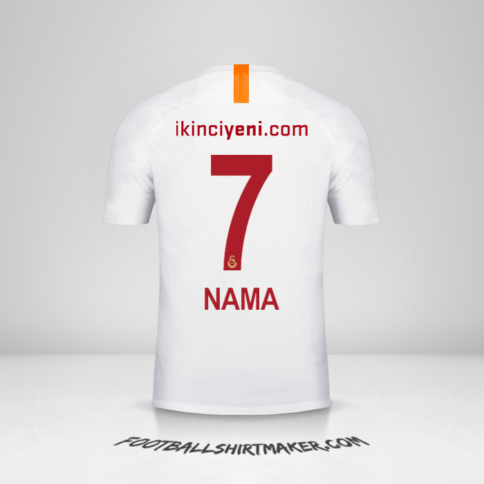 Jersey Galatasaray SK 2018/19 Ketiga -  nama - 7