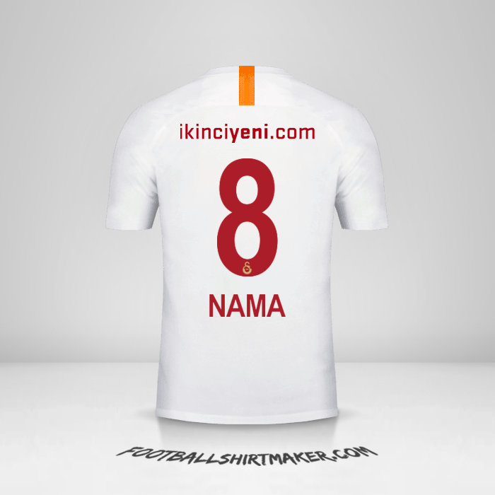 Jersey Galatasaray SK 2018/19 Ketiga -  nama - 8