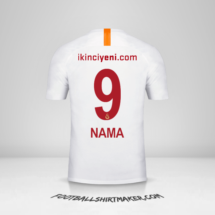 Jersey Galatasaray SK 2018/19 Ketiga -  nama - 9
