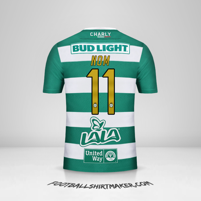 Maillot Santos Laguna 2018/19 -  nom - 11
