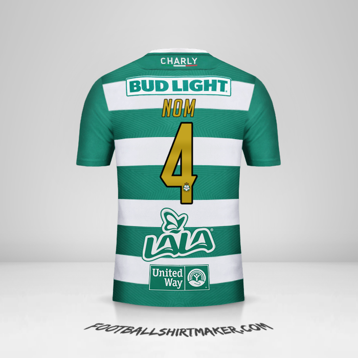 Maillot Santos Laguna 2018/19 -  nom - 4