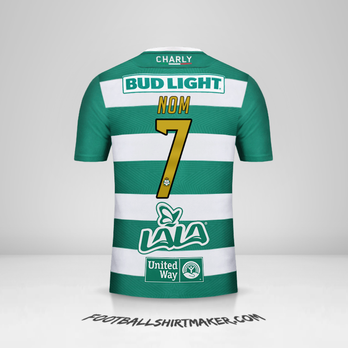 Maillot Santos Laguna 2018/19 -  nom - 7