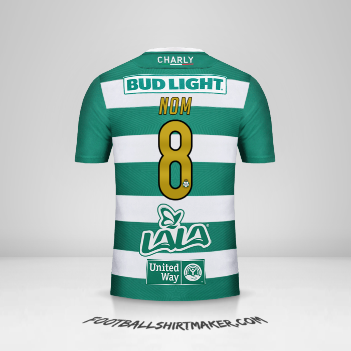 Maillot Santos Laguna 2018/19 -  nom - 8