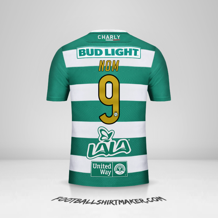 Maillot Santos Laguna 2018/19 -  nom - 9