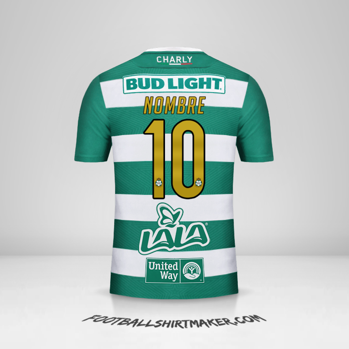 Jersey Santos Laguna 2018/19 -  nombre - 10