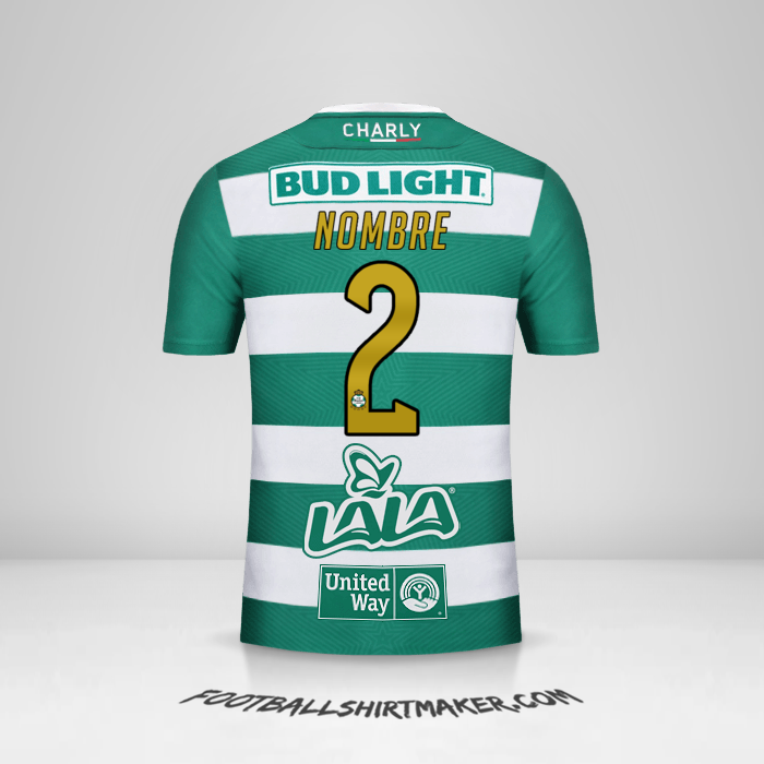 Jersey Santos Laguna 2018/19 -  nombre - 2
