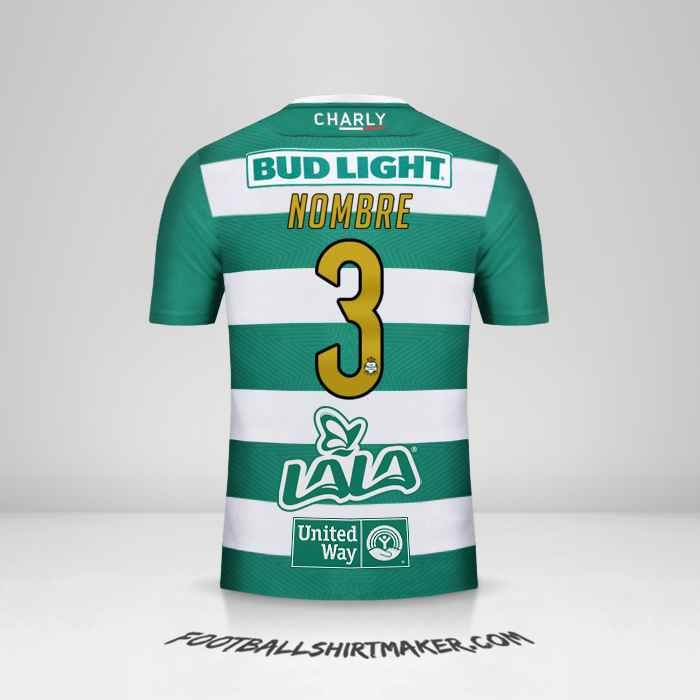 Jersey Santos Laguna 2018/19 -  nombre - 3