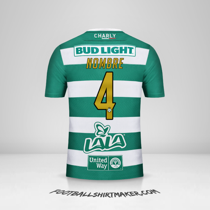 Camiseta Santos Laguna 2018/19 -  nombre - 4