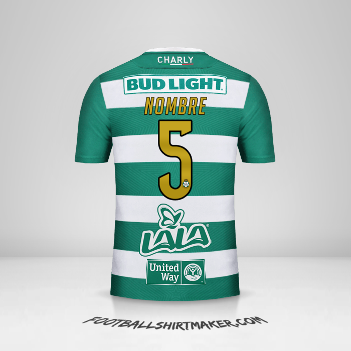 Jersey Santos Laguna 2018/19 -  nombre - 5