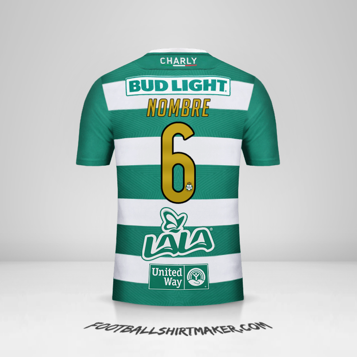 Camiseta Santos Laguna 2018/19 -  nombre - 6