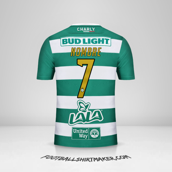 Jersey Santos Laguna 2018/19 -  nombre - 7