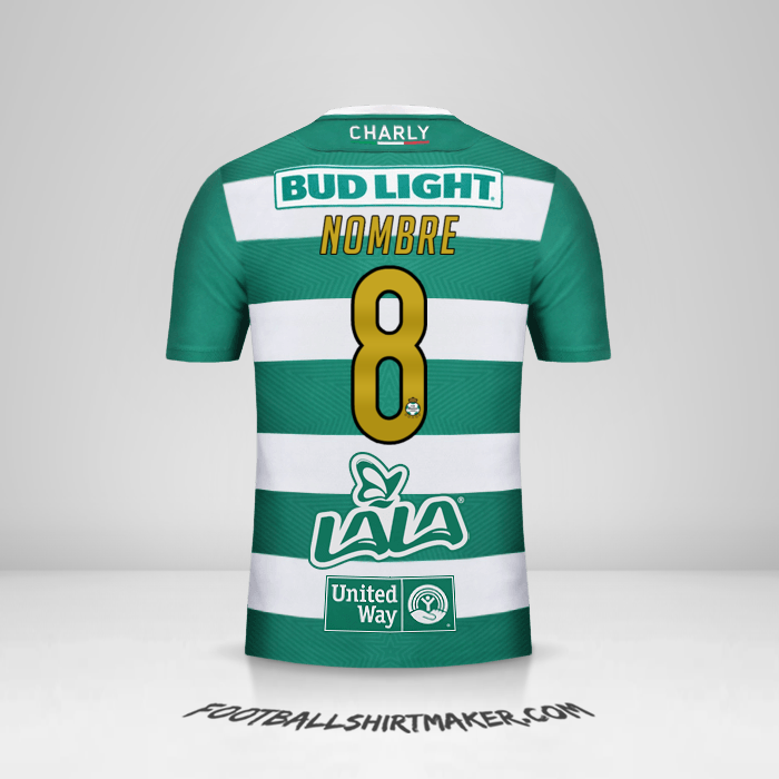Jersey Santos Laguna 2018/19 -  nombre - 8
