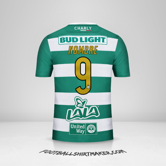 Jersey Santos Laguna 2018/19 -  nombre - 9