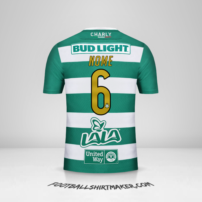 Camisola Santos Laguna 2018/19 -  nome - 6