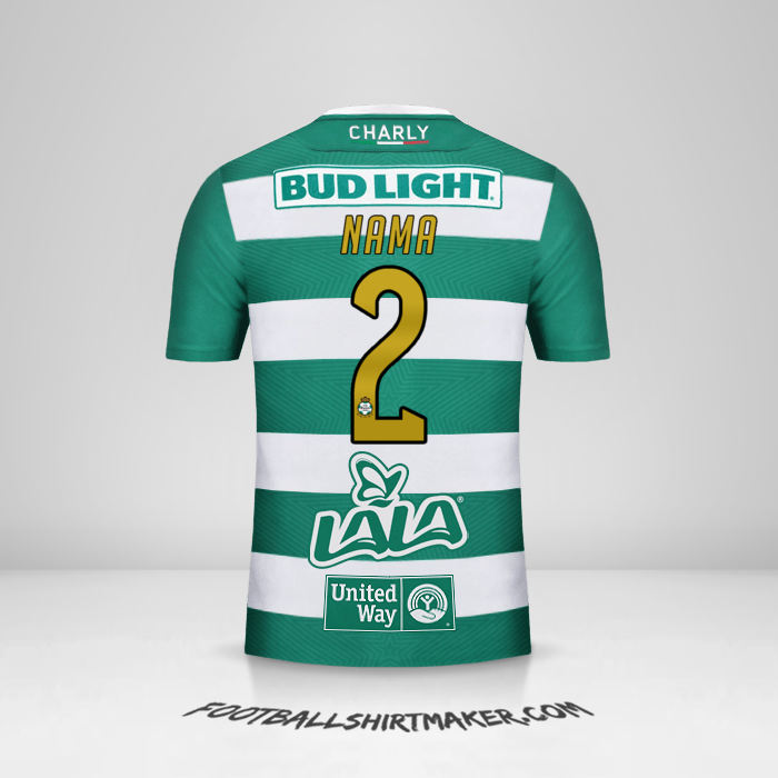 Jersey Santos Laguna 2018/19 -  nama - 2