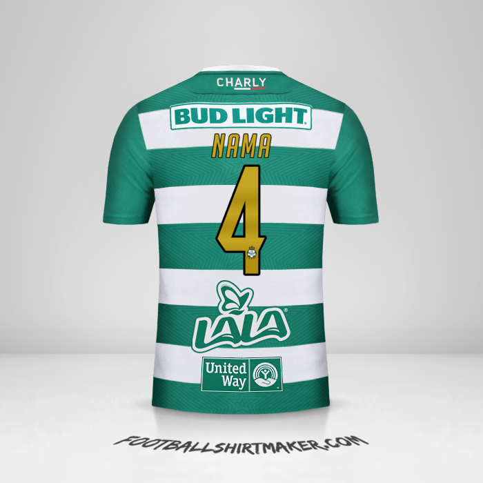 Jersey Santos Laguna 2018/19 -  nama - 4