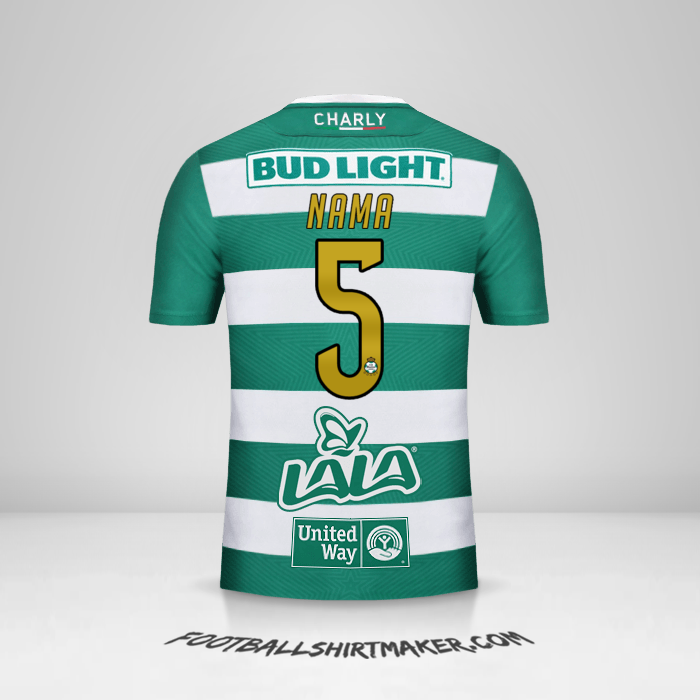 Jersey Santos Laguna 2018/19 -  nama - 5