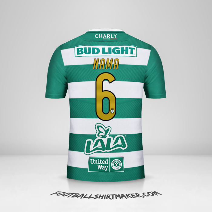 Jersey Santos Laguna 2018/19 -  nama - 6