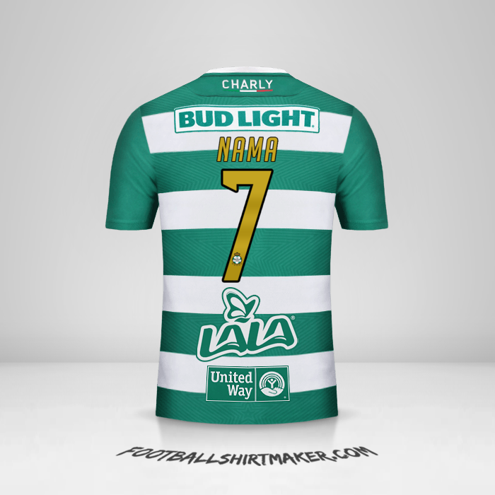 Jersey Santos Laguna 2018/19 -  nama - 7