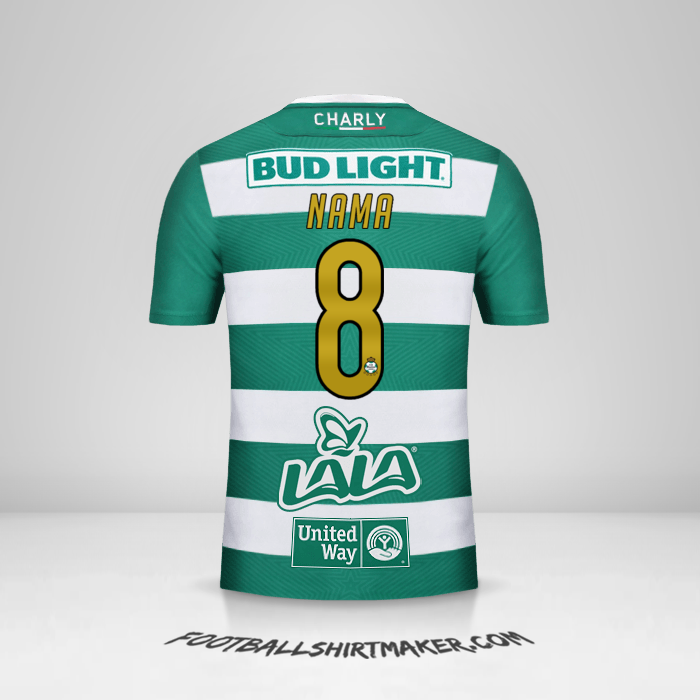 Jersey Santos Laguna 2018/19 -  nama - 8