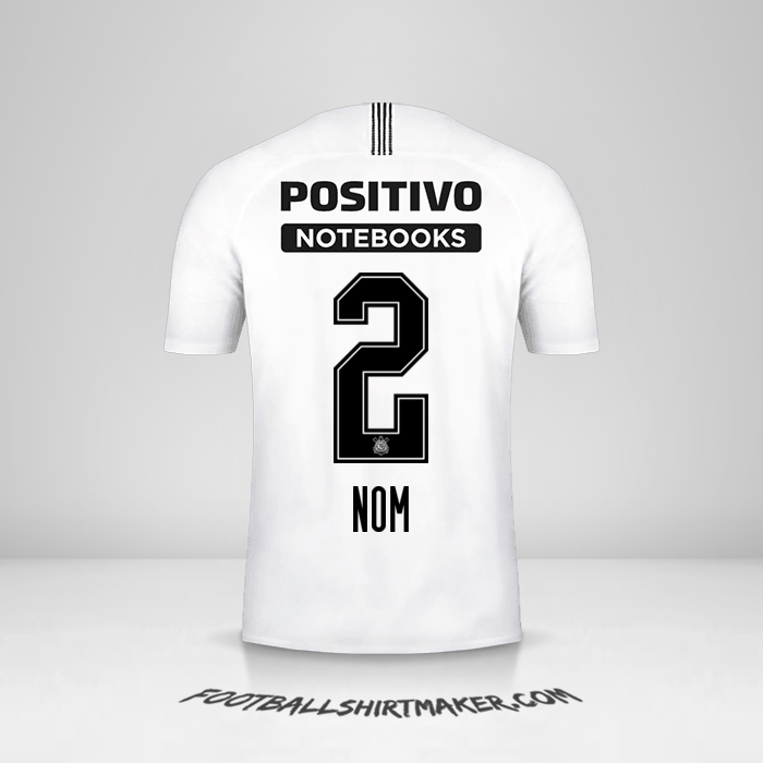 Maillot Corinthians 2018/19 -  nom - 2