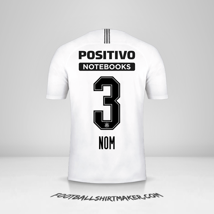 Maillot Corinthians 2018/19 -  nom - 3