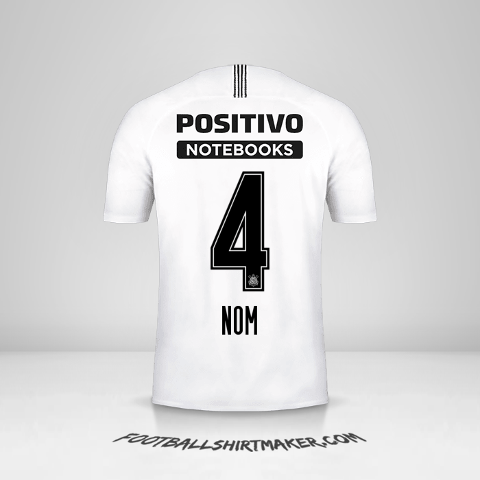 Maillot Corinthians 2018/19 -  nom - 4