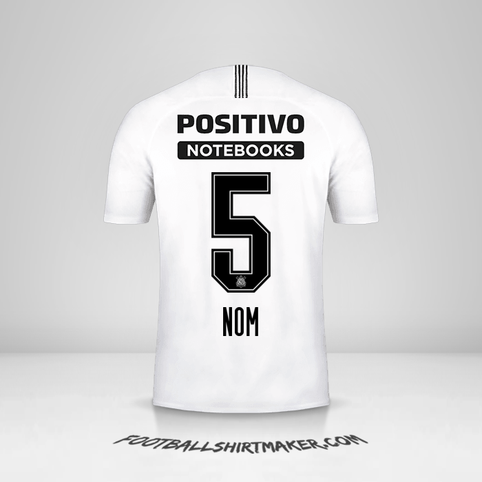 Maillot Corinthians 2018/19 -  nom - 5