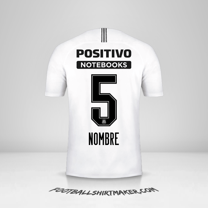 Jersey Corinthians 2018/19 -  nombre - 5
