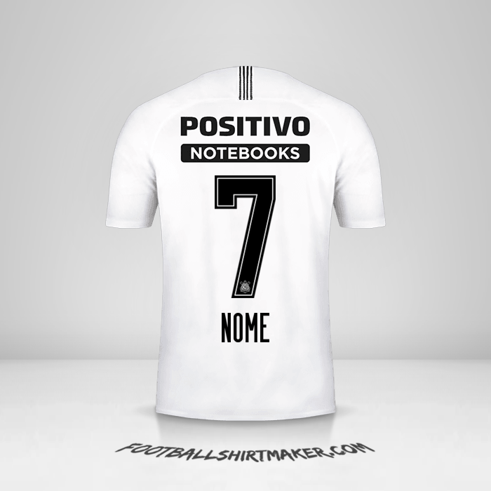 Camisa Corinthians 2018/19 -  nome - 7