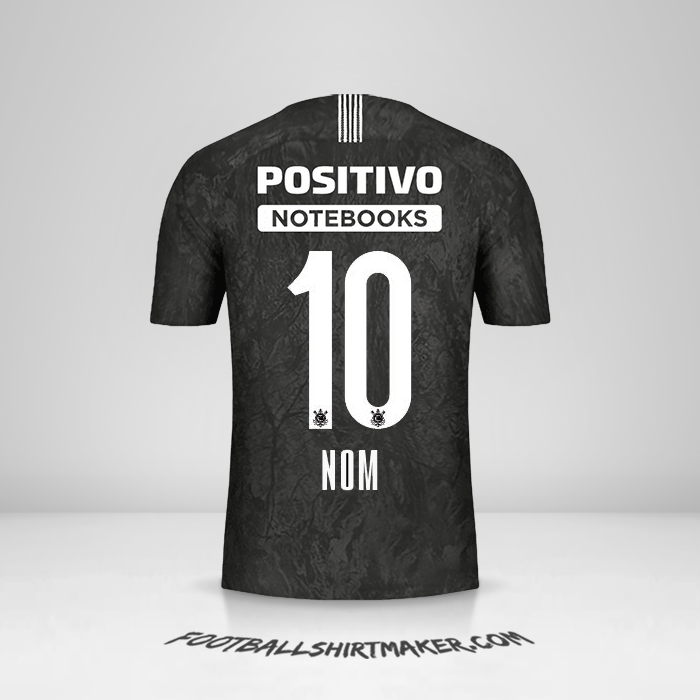 Maillot Corinthians 2018/19 Extérieur -  nom - 10