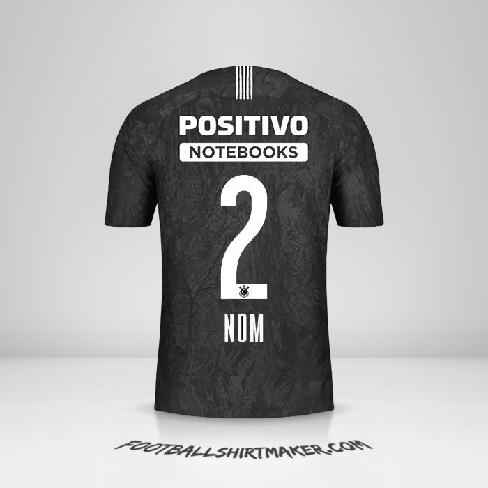 Maillot Corinthians 2018/19 Extérieur -  nom - 2