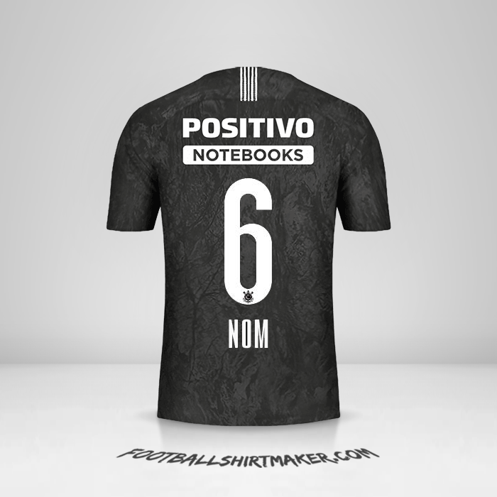 Maillot Corinthians 2018/19 Extérieur -  nom - 6