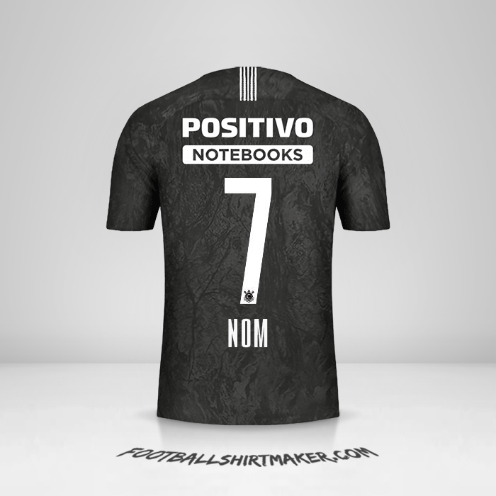 Maillot Corinthians 2018/19 Extérieur -  nom - 7