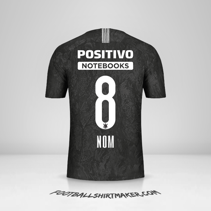 Maillot Corinthians 2018/19 Extérieur -  nom - 8
