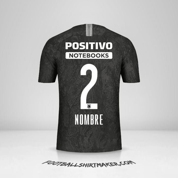 Jersey Corinthians 2018/19 Visita -  nombre - 2