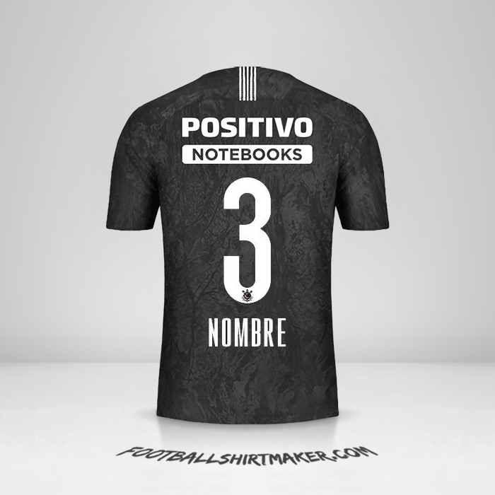 Jersey Corinthians 2018/19 Visita -  nombre - 3