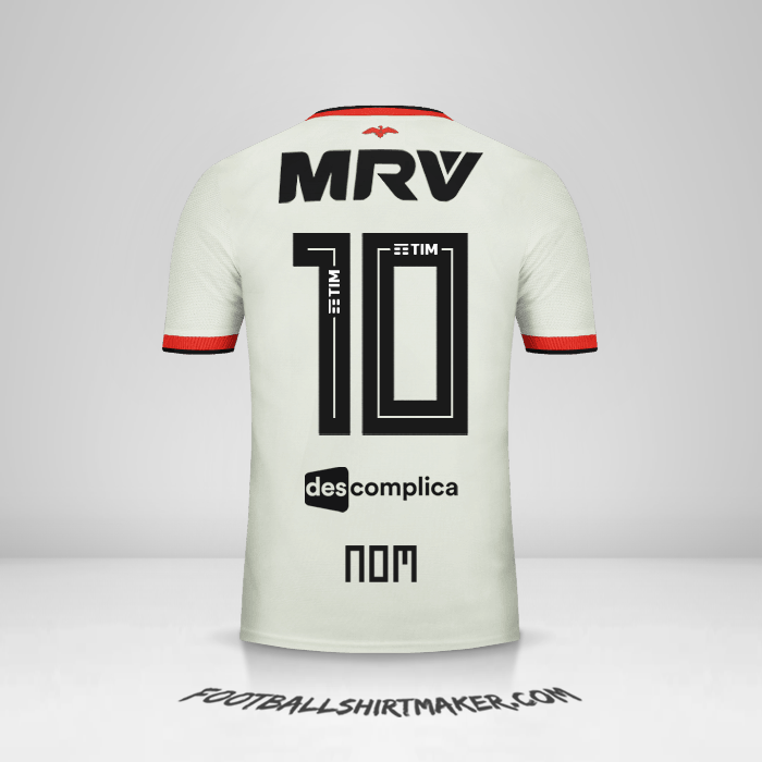 Maillot Flamengo 2018/19 Extérieur -  nom - 10