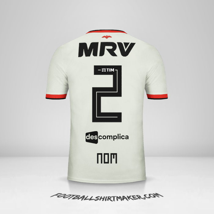 Maillot Flamengo 2018/19 Extérieur -  nom - 2