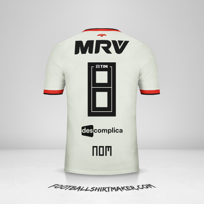 Maillot Flamengo 2018/19 Extérieur -  nom - 8