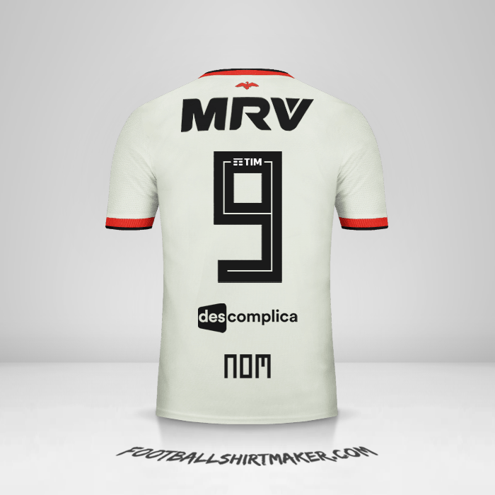 Maillot Flamengo 2018/19 Extérieur -  nom - 9