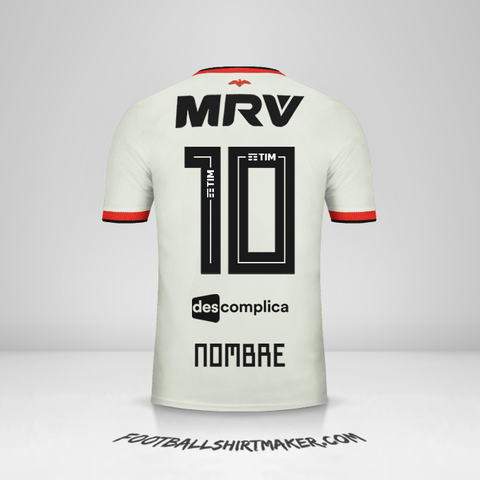 Jersey Flamengo 2018/19 Visita -  nombre - 10
