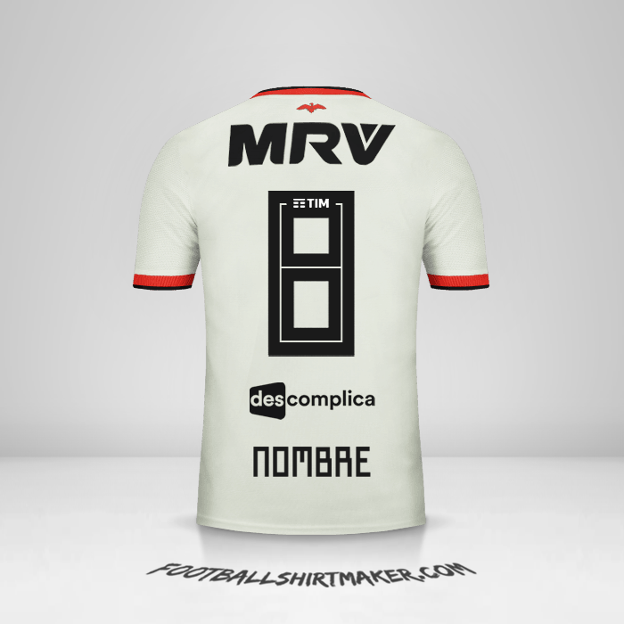 Jersey Flamengo 2018/19 Visita -  nombre - 8