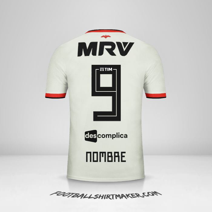 Jersey Flamengo 2018/19 Visita -  nombre - 9
