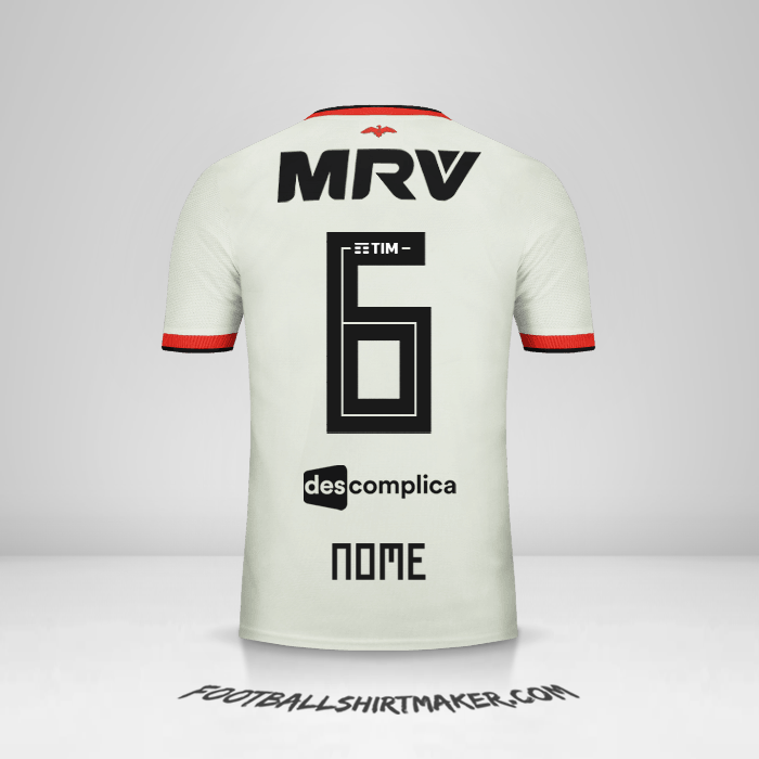 Maglia Flamengo 2018/19 Seconda -  nome - 6