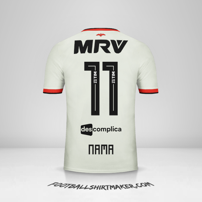 Jersey Flamengo 2018/19 Alternatif -  nama - 11