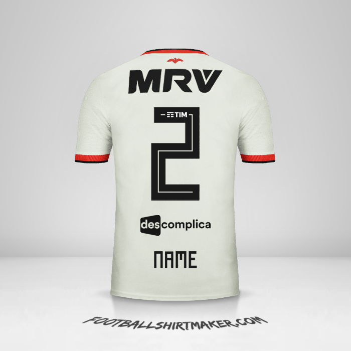Trikot Flamengo 2018/19 Auswärts -  name - 2