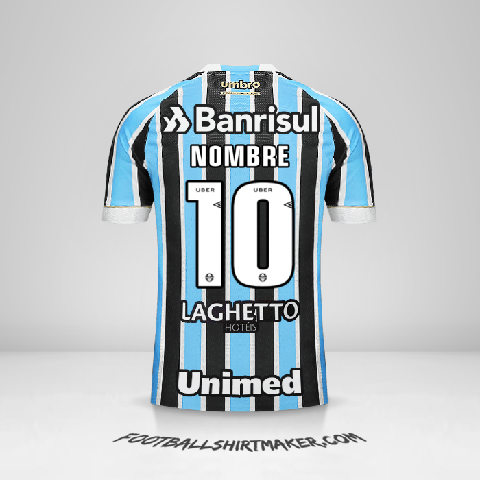 Camiseta Gremio 2018 -  nombre - 10