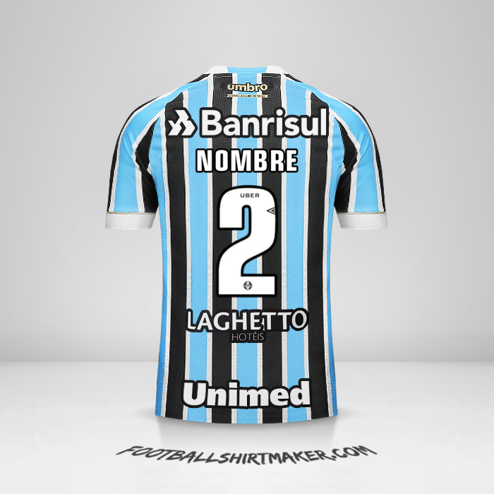 Jersey Gremio 2018 -  nombre - 2