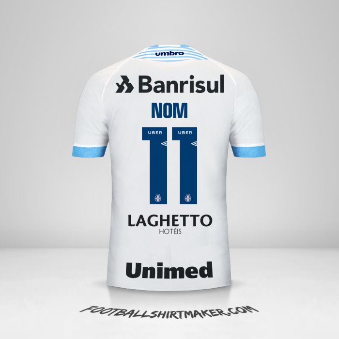 Maillot Gremio 2018 Extérieur -  nom - 11